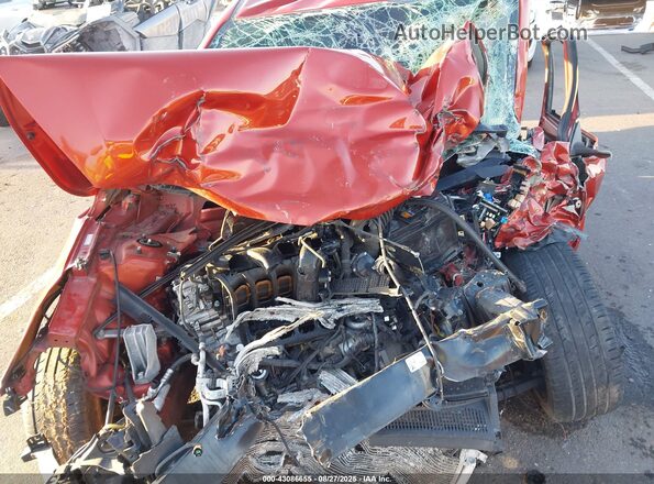 3KPF34AD1ME389268 2021 KIA FORTE Red Vista trasera