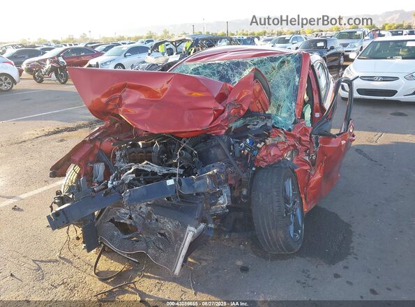 3KPF34AD1ME389268 2021 KIA FORTE Red Vista frontal