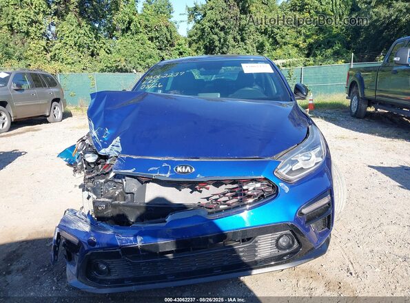 3KPF44AC8ME283484 2021 KIA FORTE Blue Սարքավորումների վահանակի տեսք