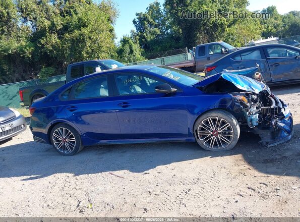 3KPF44AC8ME283484 2021 KIA FORTE Blue Սալոնի հետևի տեսք