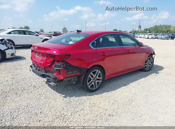 3KPF54AD9ME349157 2021 KIA FORTE Red უკანა მარჯვენა
