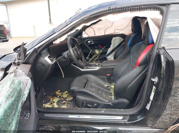3MF13DM01R8E57221 2024 BMW M2 Black Front interior view