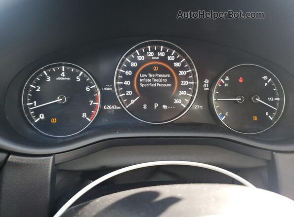 3MVDMBCL9MM237398 2021 MAZDA CX-30 Black ხელსაწყოთა პანელის ხედი