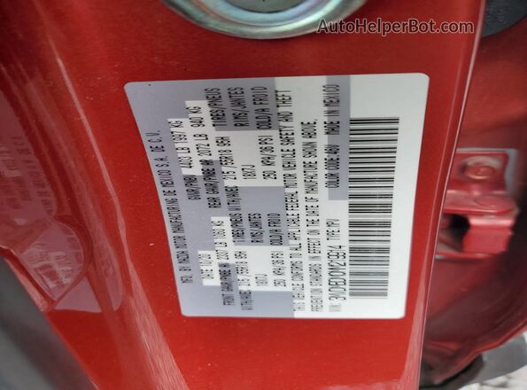 3MVDMBDM0MM219914 2021 MAZDA CX-30 Red VIN sticker view