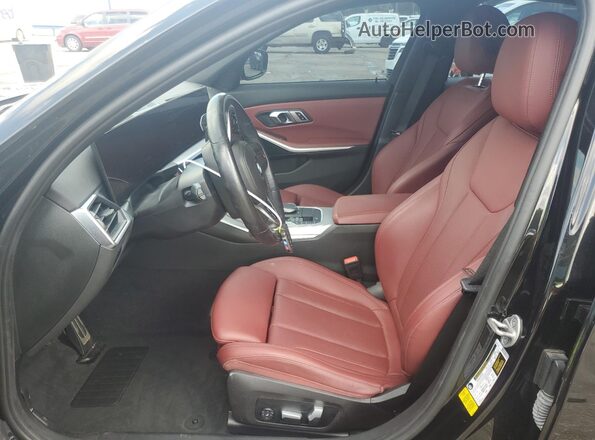 3MW49FS02P8C96210 2023 BMW M3 Black Widok wnętrza z przodu
