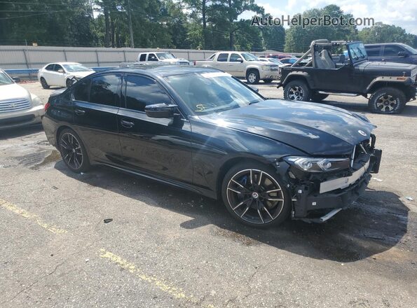 3MW49FS02P8C96210 2023 BMW M3 Black Przód prawy