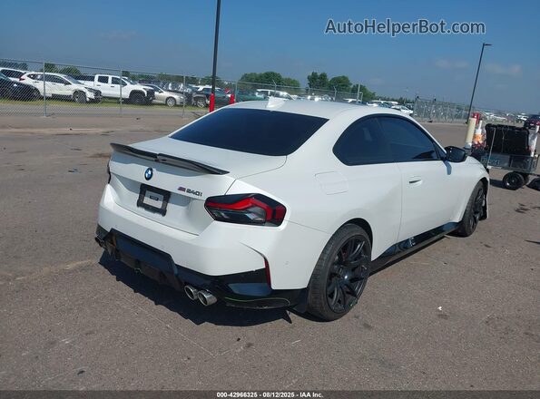 3MW53CM01N8C66646 2022 BMW M2 White Tył prawy