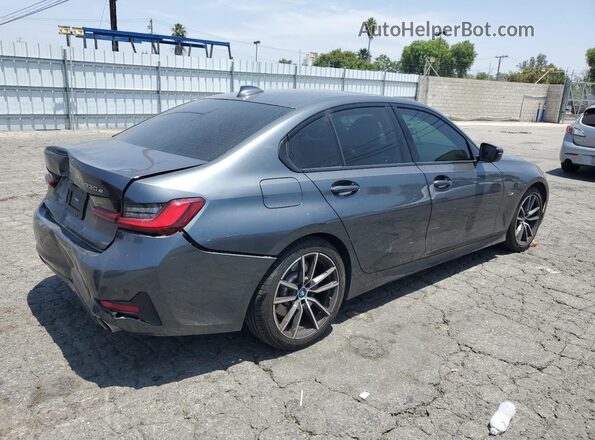 3MW5P7J02N8C41223 2022 BMW 3 SERIES Charcoal Rear right