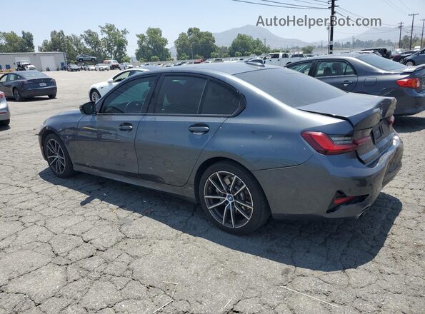 3MW5P7J02N8C41223 2022 BMW 3 SERIES Charcoal Rear left
