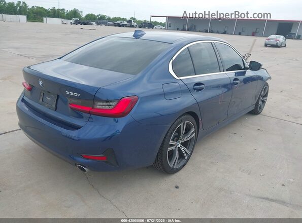 3MW5R1J01N8C49224 2022 BMW 3 SERIES Blue Rear right