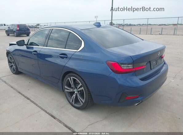 3MW5R1J01N8C49224 2022 BMW 3 SERIES Blue Rear left