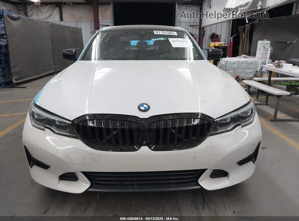 3MW5R1J03L8B44682 2020 BMW 3 SERIES Blue Dashboard view