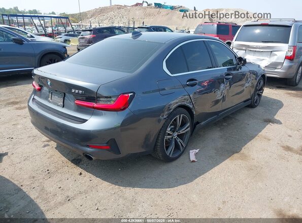 3MW5R7J00L8B07656 2020 BMW 3 SERIES Gray Trasero derecho