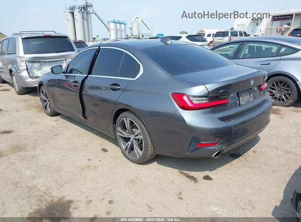 3MW5R7J00L8B07656 2020 BMW 3 SERIES Gray Trasero izquierdo