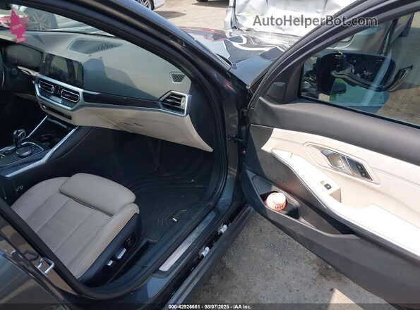 3MW5R7J00L8B07656 2020 BMW 3 SERIES Gray Vista interior delantera