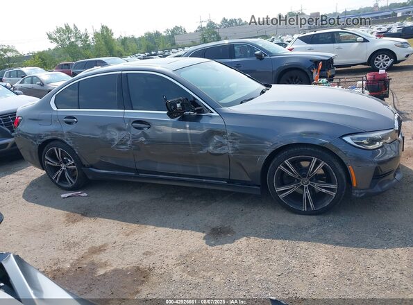 3MW5R7J00L8B07656 2020 BMW 3 SERIES Gray Vista interior trasera