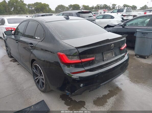 3MW5R7J00L8B41323 2020 BMW 3 SERIES Black Հետևի ձախ