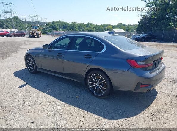 3MW5R7J01L8B14325 2020 BMW 3 SERIES Gray Rear left