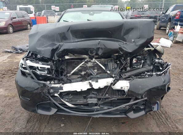 3MW5R7J01M8B74123 2021 BMW 3 SERIES Black Դիմացի տեսք