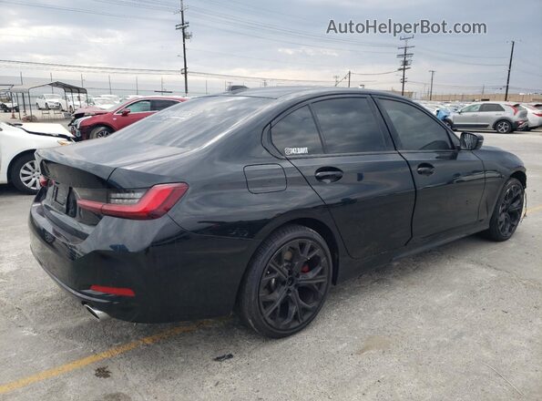 3MW69CW0XS8F18535 2025 BMW 3 SERIES Черный Задняя правая четверть