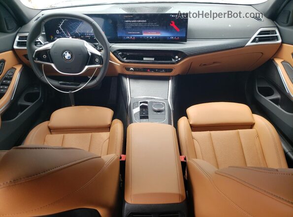 3MW69CW0XS8F18535 2025 BMW 3 SERIES Черный Вид панели приборов