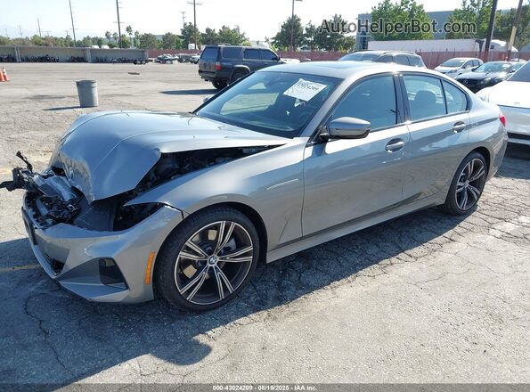 3MW69FF02P8C98350 2023 BMW 3 SERIES Серый Передняя левая четверть