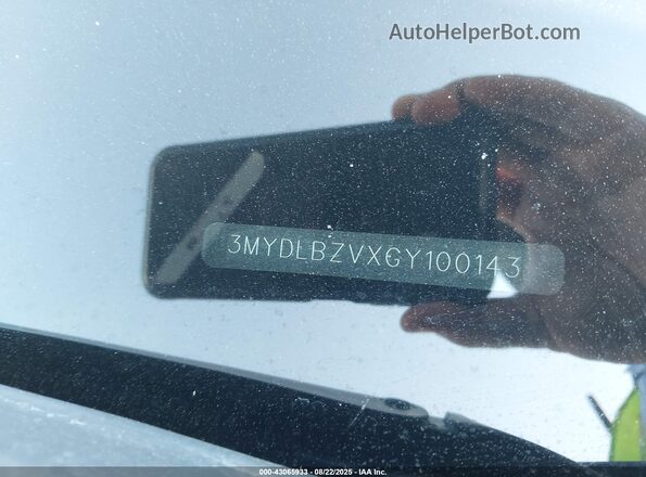 3MYDLBZVXGY100143 2016 TOYOTA SCION Серый Вид подкапотного пространства