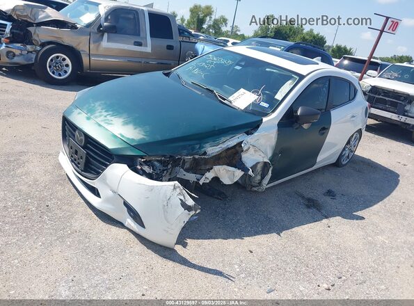 3MZBN1M33JM267262 2018 MAZDA 3 White Առջևի ձախ երեք քառորդ տեսարան