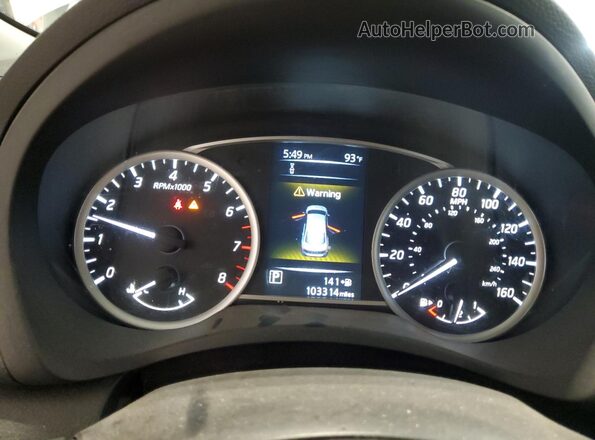 3N1AB7AP2JY301351 2018 NISSAN SENTRA White Widok zestawu wskaźników