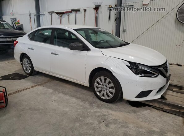 3N1AB7AP2JY301351 2018 NISSAN SENTRA White Przód prawy