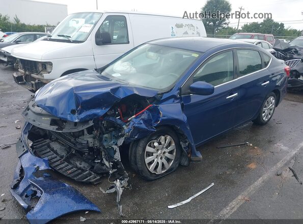 3N1AB7AP4JY203129 2018 NISSAN SENTRA Синий 