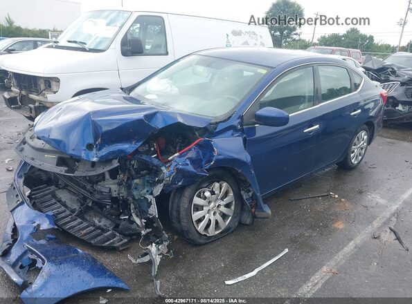 3N1AB7AP4JY203129 2018 NISSAN SENTRA Синий 