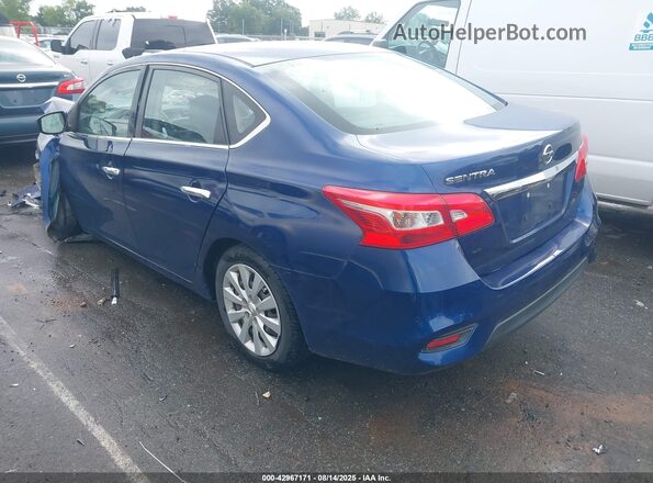 3N1AB7AP4JY203129 2018 NISSAN SENTRA Синий 