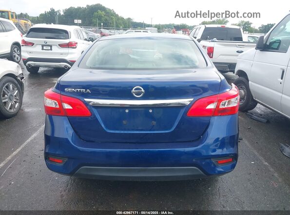 3N1AB7AP4JY203129 2018 NISSAN SENTRA Синий 