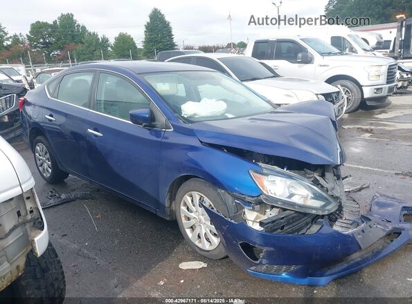 3N1AB7AP4JY203129 2018 NISSAN SENTRA Синий 