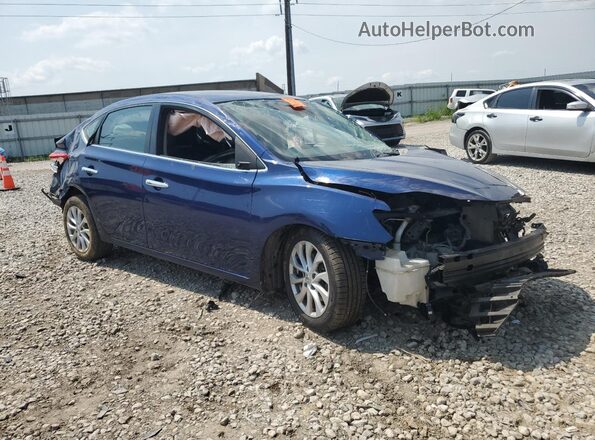 3N1AB7AP7JY228946 2018 NISSAN SENTRA Blue 