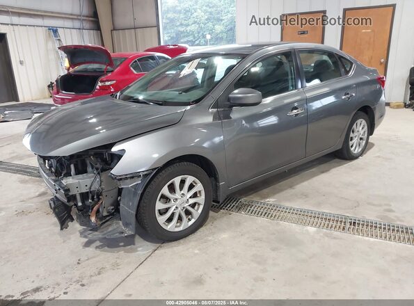3N1AB7AP7JY344910 2018 NISSAN SENTRA Серый 
