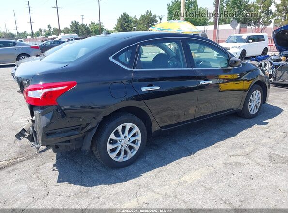 3N1AB7APXJL645720 2018 NISSAN SENTRA Black უკანა მარჯვენა