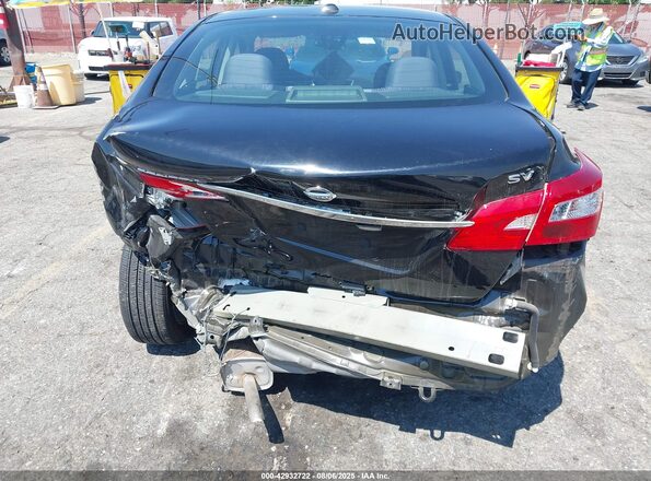 3N1AB7APXJL645720 2018 NISSAN SENTRA Black წინა ხედი