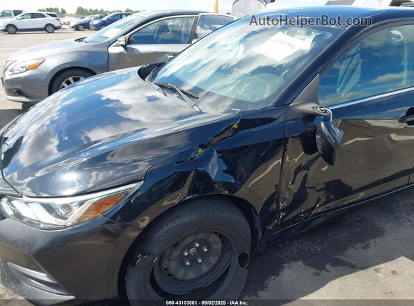 3N1AB8BV1MY211941 2021 NISSAN SENTRA Black Դիմացի տեսք