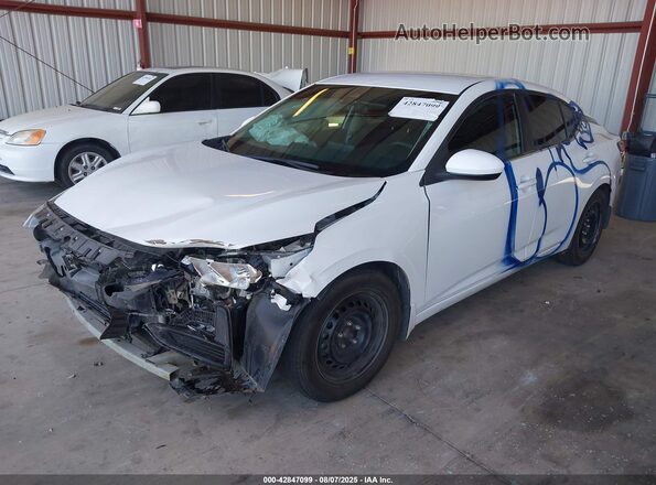 3N1AB8BV3MY258551 2021 NISSAN SENTRA White Передня ліва чверть