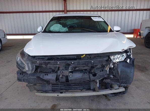 3N1AB8BV3MY258551 2021 NISSAN SENTRA White Вид щитка приладів