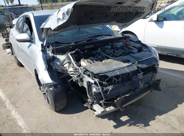 3N1AB8CV0MY279419 2021 NISSAN SENTRA Silver Vista frontal
