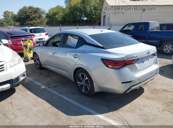3N1AB8CV0MY279419 2021 NISSAN SENTRA Silver Trasero izquierdo