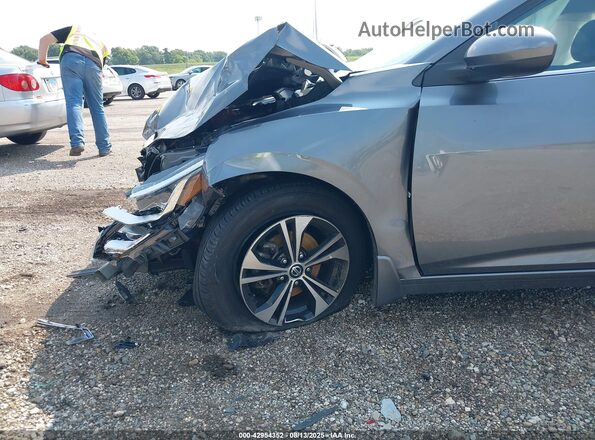 3N1AB8CV0MY305811 2021 NISSAN SENTRA Gray Widok z przodu