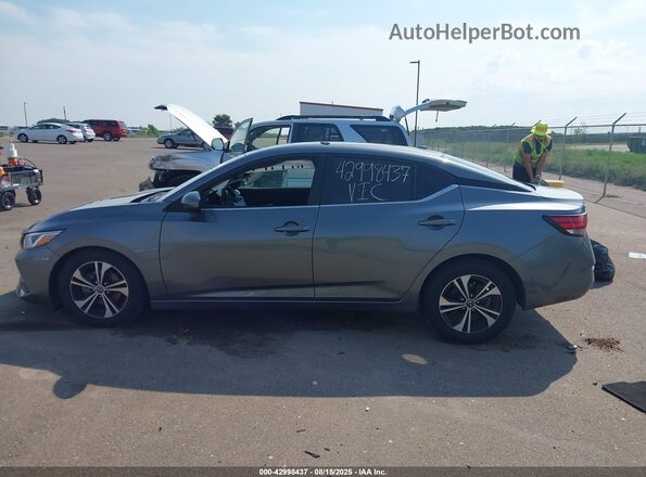 3N1AB8CV2MY295427 2021 NISSAN SENTRA Gray Панорамний вид салону 360°