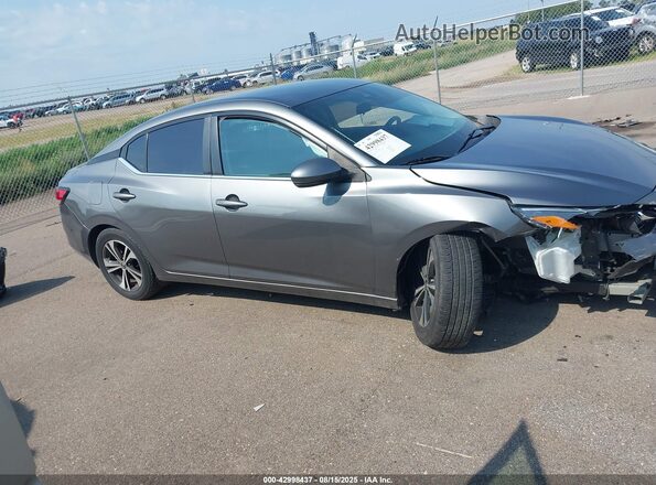 3N1AB8CV2MY295427 2021 NISSAN SENTRA Gray Вид задньої частини салону