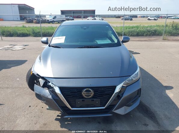 3N1AB8CV2MY295427 2021 NISSAN SENTRA Gray Вид щитка приладів