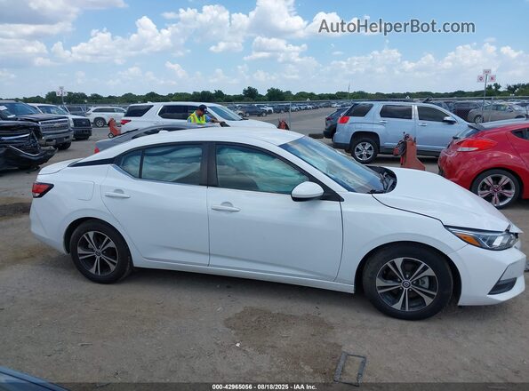 3N1AB8CV5MY252443 2021 NISSAN SENTRA White Rear interior view