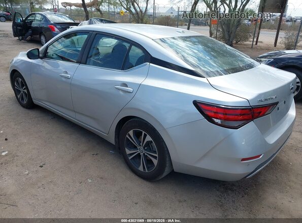 3N1AB8CV6MY259515 2021 NISSAN SENTRA Silver Задня ліва чверть
